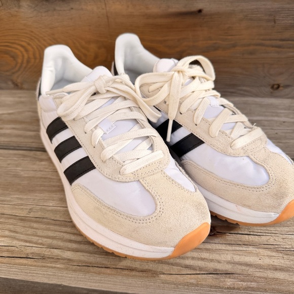 Adidas Women’s Run 70 2.0 White and Black Sneakers - Picture 7 of 16
